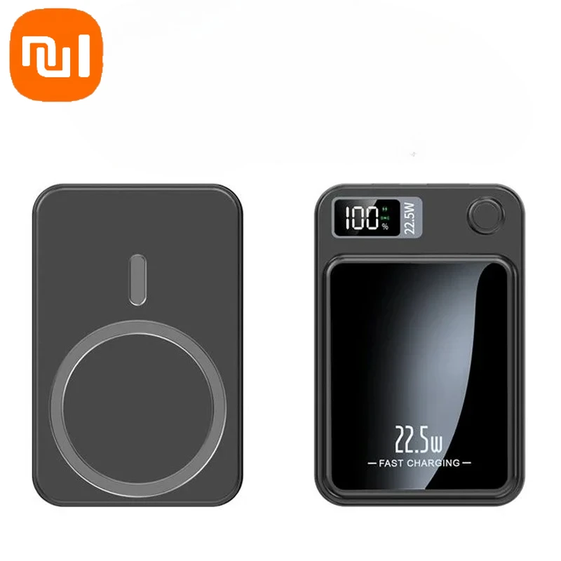 Magnetyczny Power Bank 10000mAh Macsafe – Szybkie Ładowanie Bezprzewodowe dla iPhone 12/13/14 wersje standard jak i pro